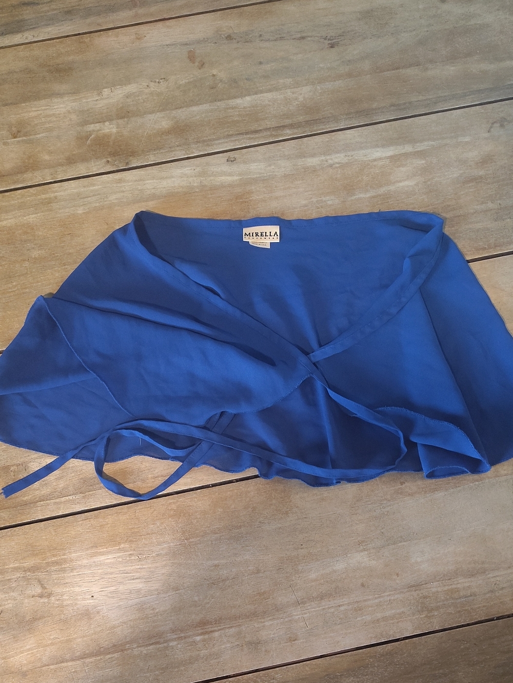 Mirella Cobalt Blue Chiffon Wrap Skirt